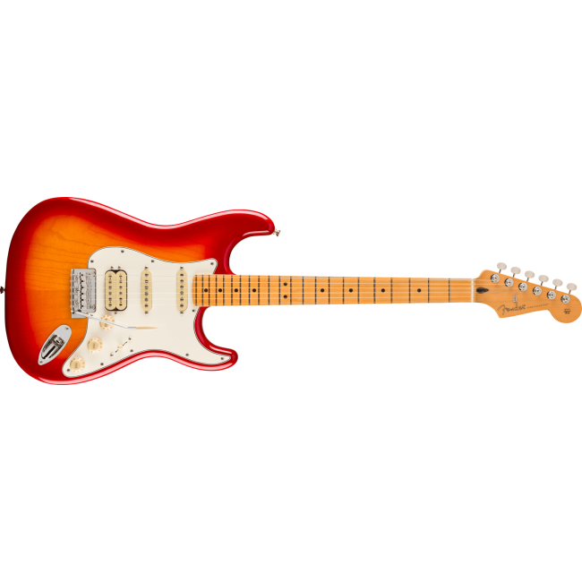 ほぼ新品フェンダーFender Stratocaster CherryBurst Fender MEX Player II Stratocaster (Transparent Cherry Burst